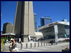 Toronto Financial District 73 - Foot of CN Tower and Ripleys Aquarium